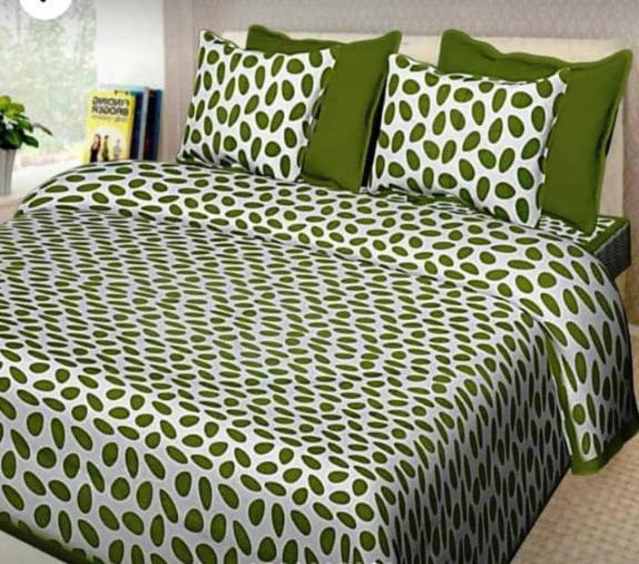 Navkaar Creation Cotton 1 Double Bedsheet with 2 Pillow Covers ( Multicolor ) Navkaar Creation Cotton 1 Double Bedsheet with 2 Pillow Covers ( Multicolor )