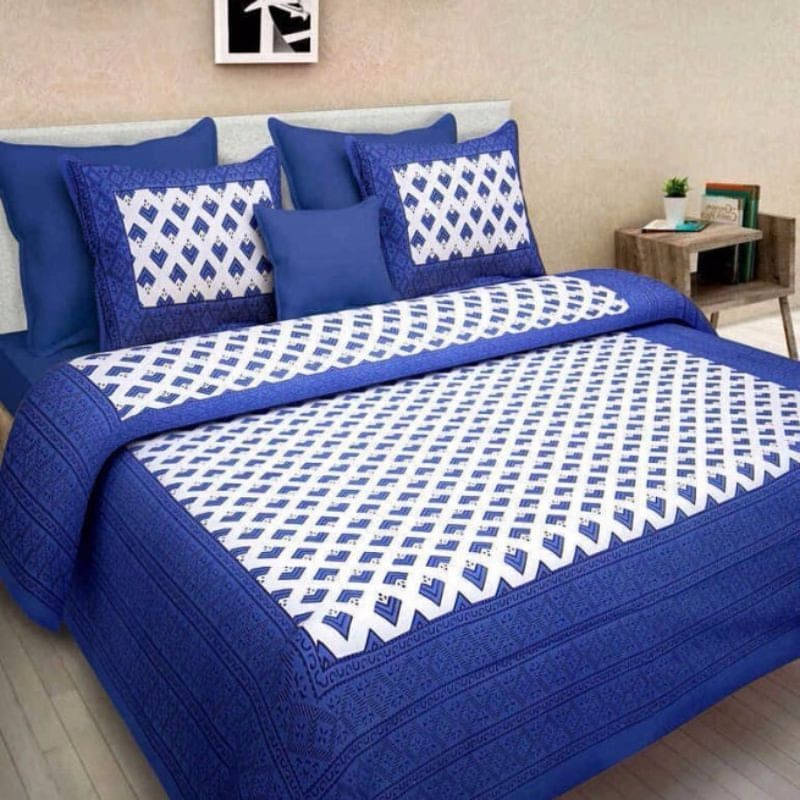 Navkaar Creation Cotton 1 Double Bedsheet with 2 Pillow Covers ( Red ) Navkaar Creation Cotton 1 Double Bedsheet with 2 Pillow Covers ( Red )
