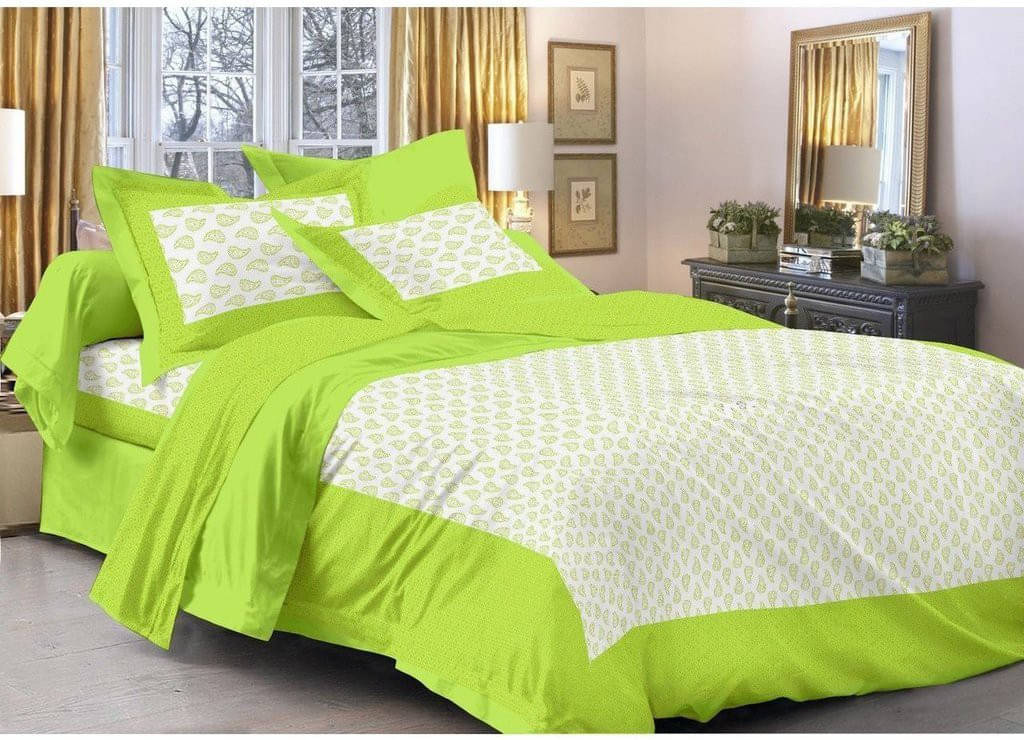 Navkaar Creation Cotton 1 Double Bedsheet with 2 Pillow Covers ( White ) Navkaar Creation Cotton 1 Double Bedsheet with 2 Pillow Covers ( White )