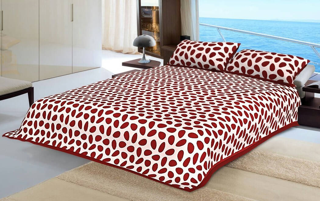 Navkaar Creation Cotton 1 Double Bedsheet with 2 Pillow Covers ( Multicolor ) Navkaar Creation Cotton 1 Double Bedsheet with 2 Pillow Covers ( Multicolor )