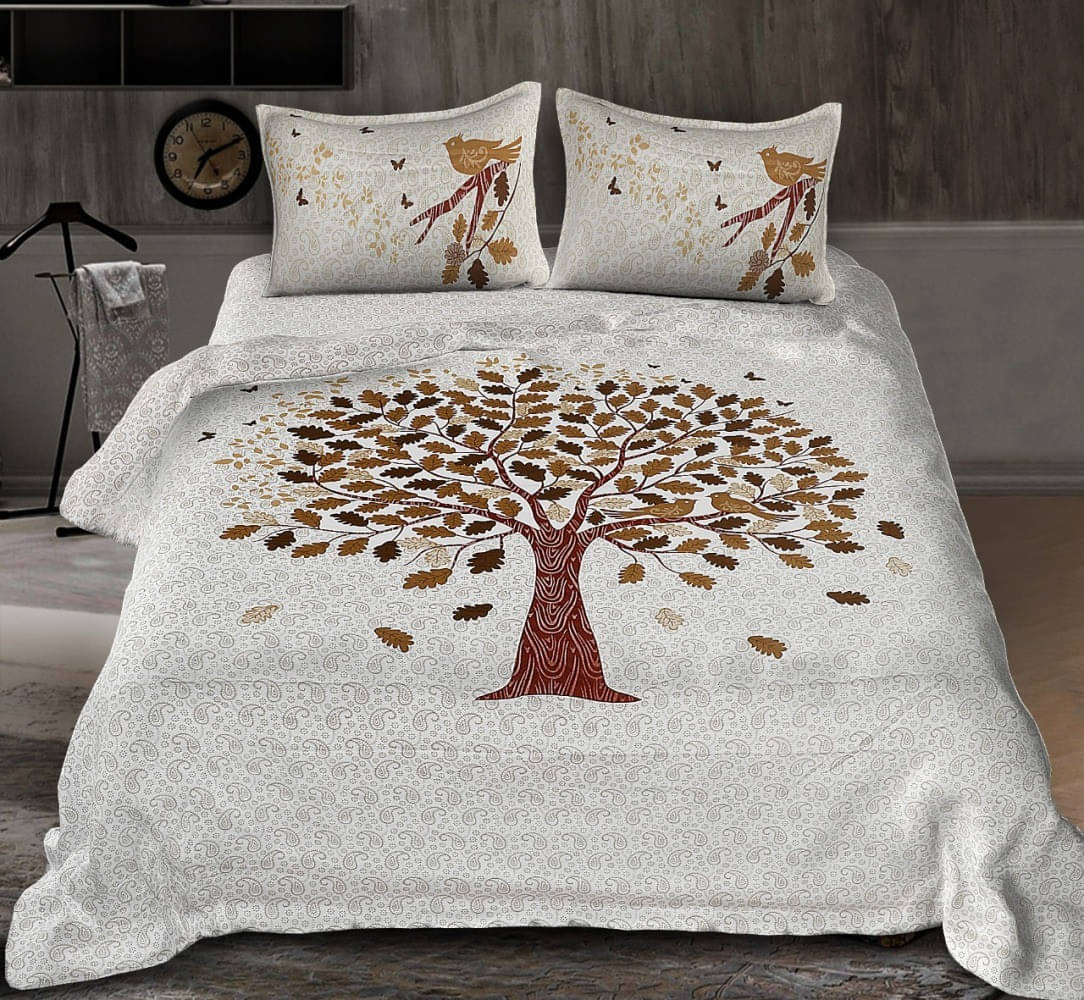 Navkaar Creation Cotton 1 Double Bedsheet with 2 Pillow Covers ( Multicolor ) Navkaar Creation Cotton 1 Double Bedsheet with 2 Pillow Covers ( Multicolor )