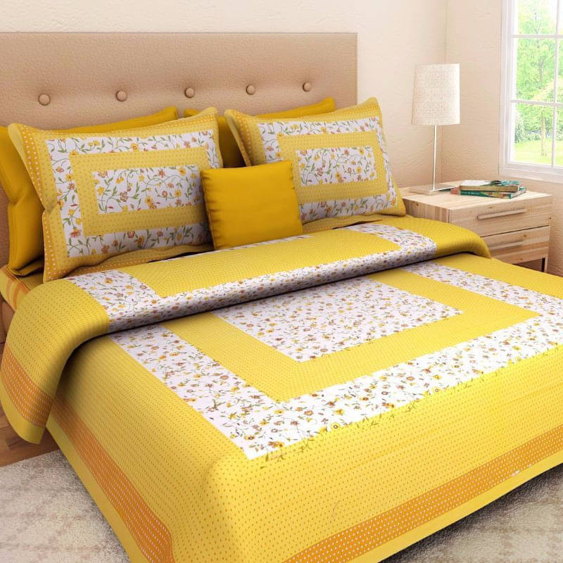 Navkaar Creation Cotton 1 Double Bedsheet with 2 Pillow Covers ( Red ) Navkaar Creation Cotton 1 Double Bedsheet with 2 Pillow Covers ( Red )