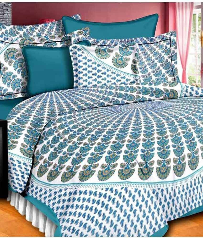 Navkaar Creation Cotton 1 Double Bedsheet with 2 Pillow Covers ( Beige ) Navkaar Creation Cotton 1 Double Bedsheet with 2 Pillow Covers ( Beige )
