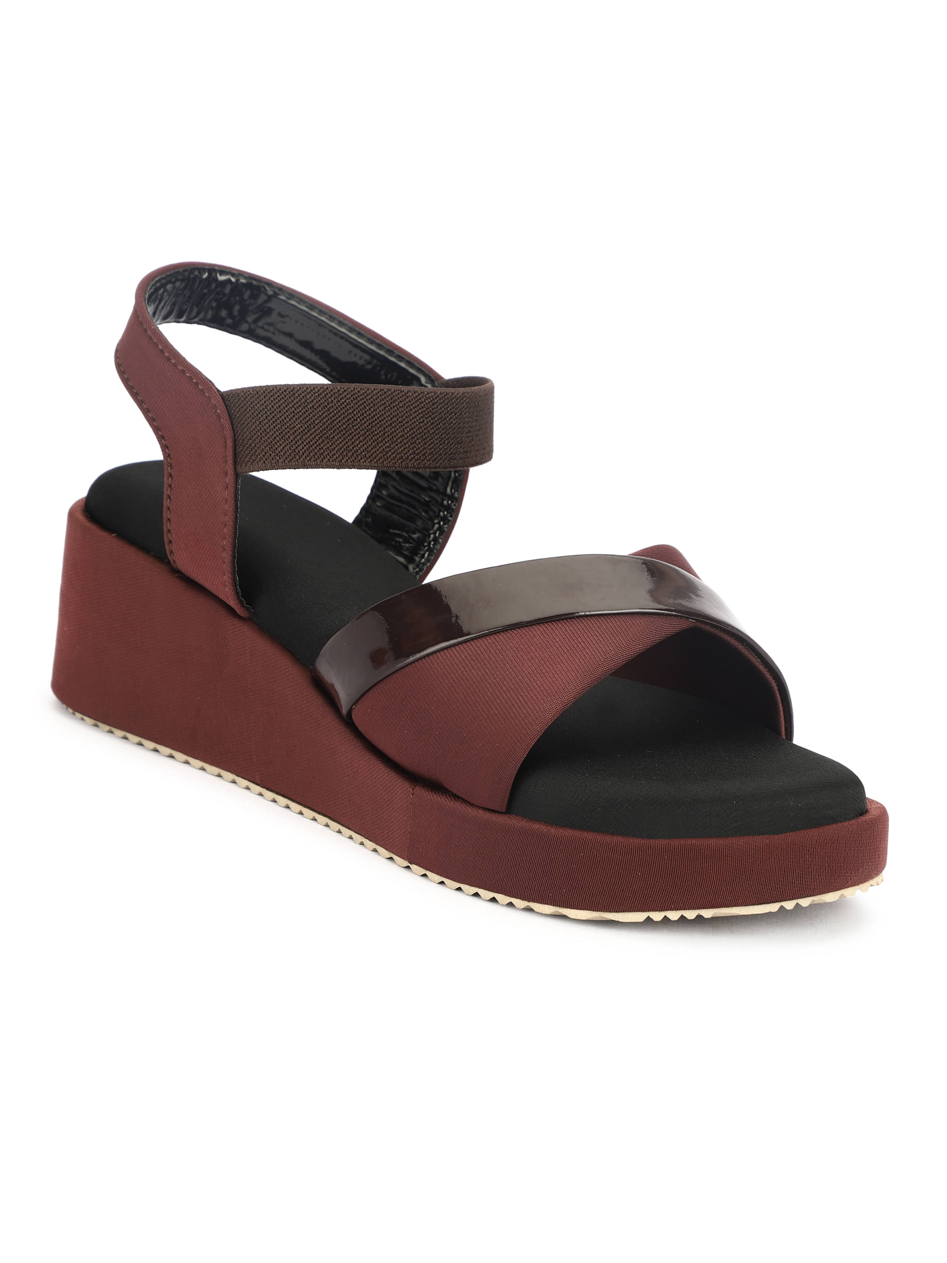     			Rimezs Brown Women's Sandal Heels