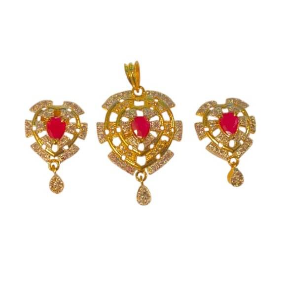 RinGold Red Pendant set ( Pack of 1 ) RinGold Red Pendant set ( Pack of 1 )