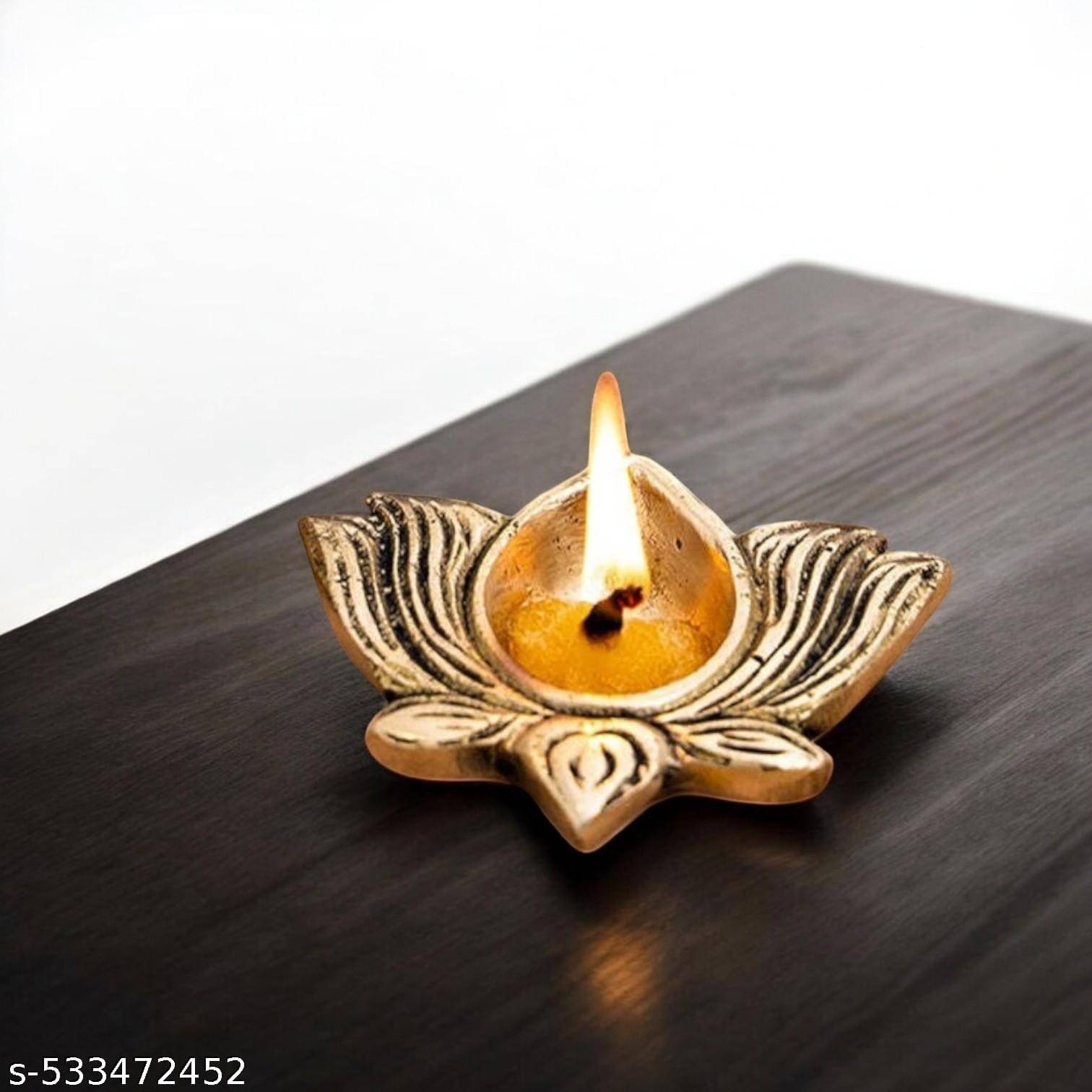     			SJL Brass Table Diya - Pack of 1