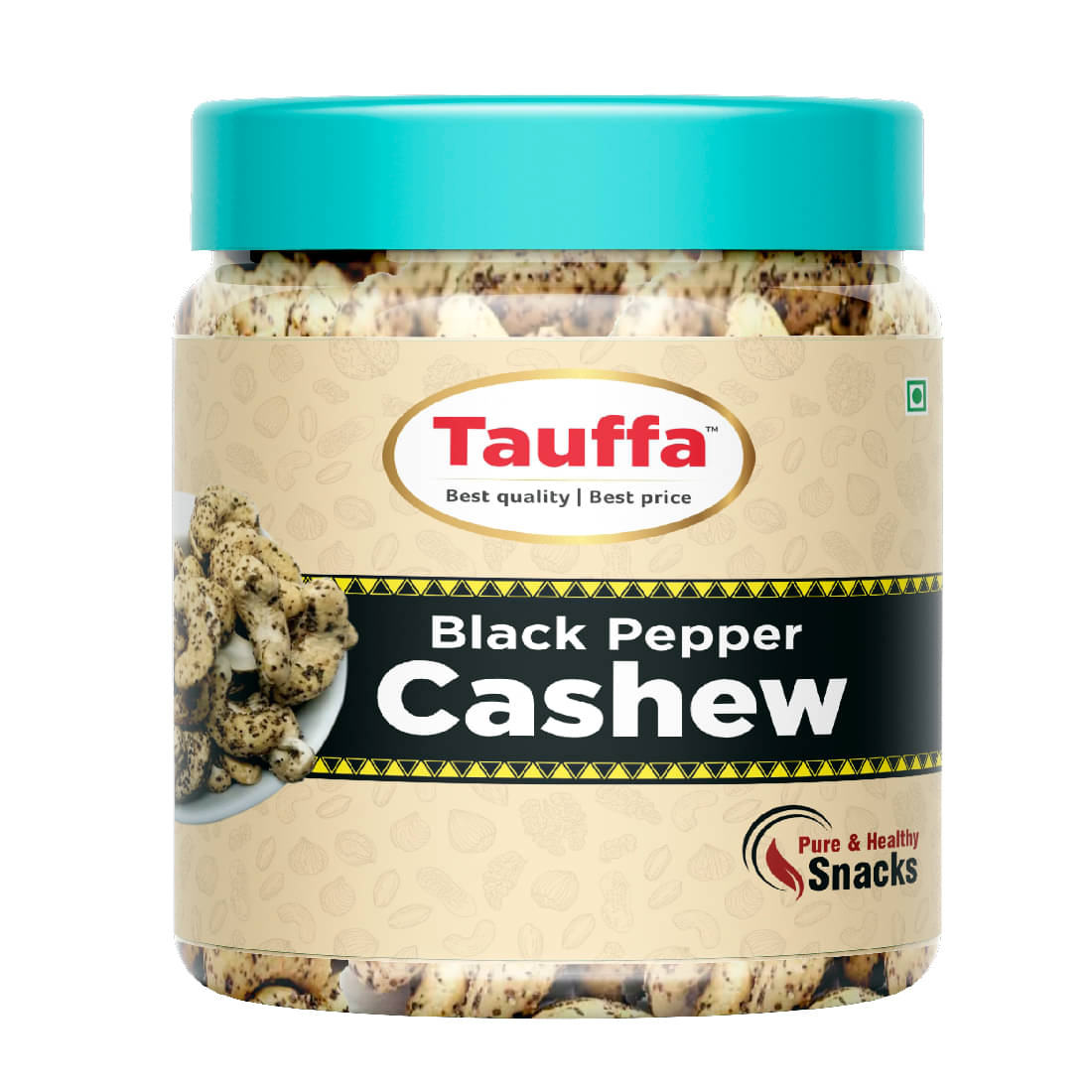 Tauffa PEPPER ROASTED CASHEWS 250g Tauffa PEPPER ROASTED CASHEWS 250g
