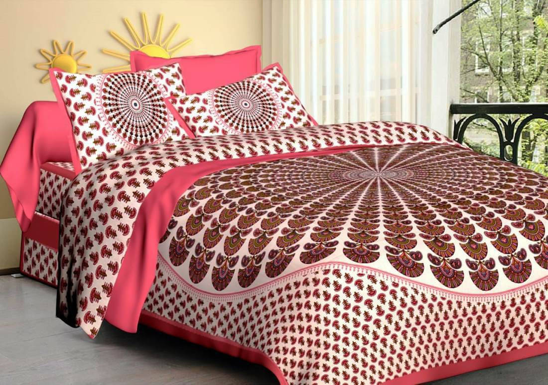 WAR TRADE Cotton 1 Double Bedsheet with 2 Pillow Covers ( White ) WAR TRADE Cotton 1 Double Bedsheet with 2 Pillow Covers ( White )