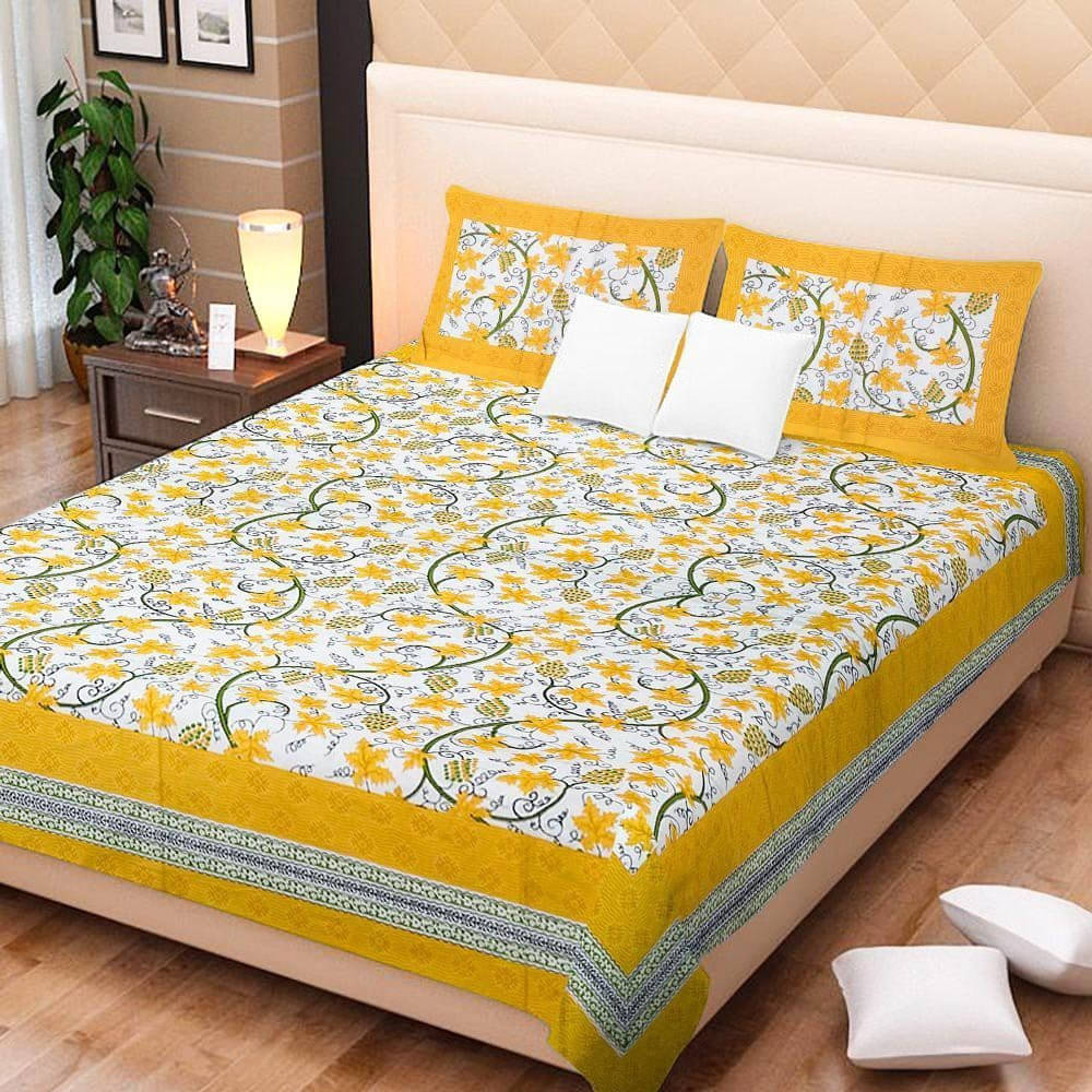 WAR TRADE Cotton 1 Double Bedsheet with 2 Pillow Covers ( Purple ) WAR TRADE Cotton 1 Double Bedsheet with 2 Pillow Covers ( Purple )