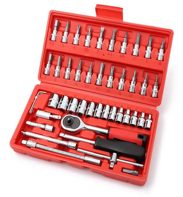     			46pcs socket set Tool kit
