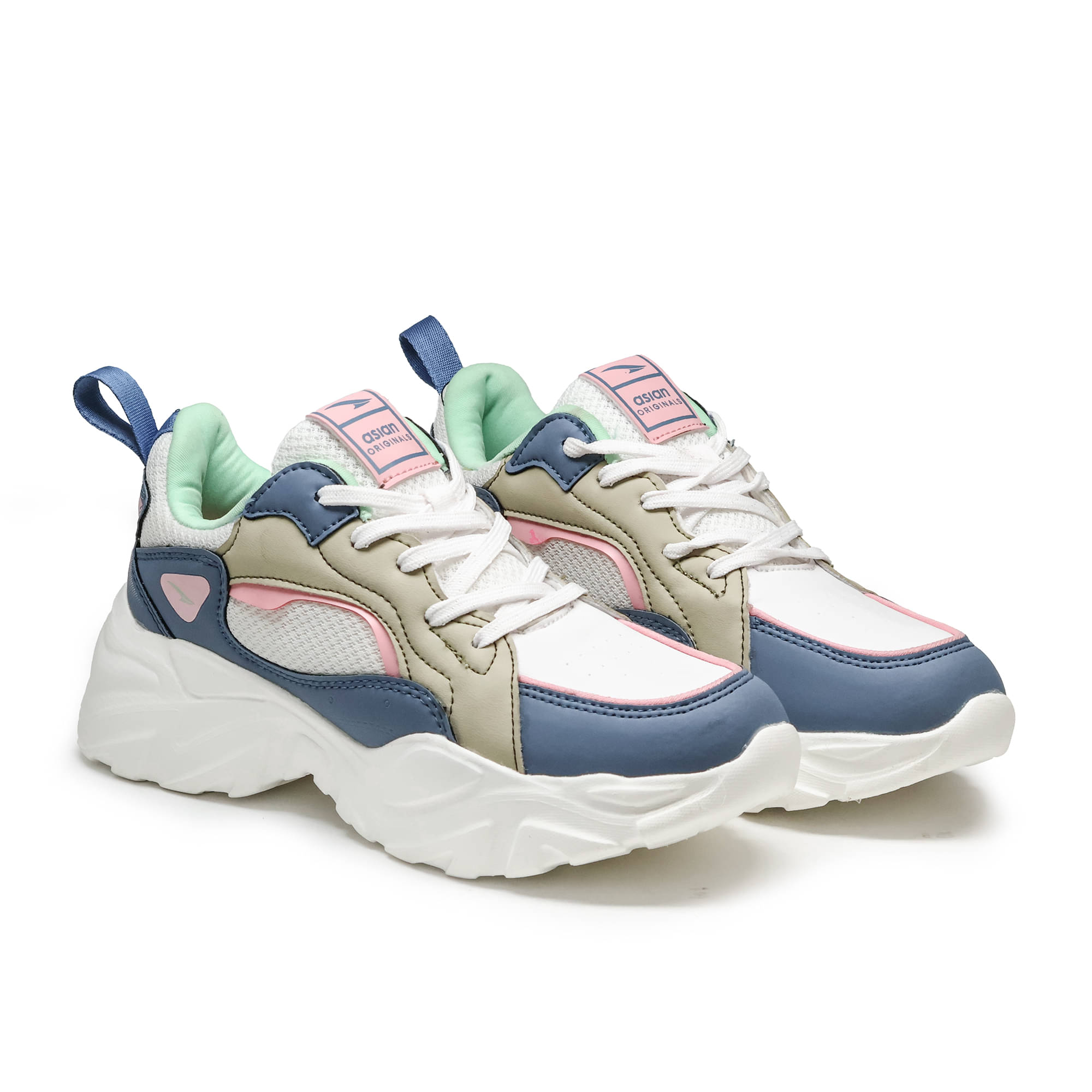     			ASIAN - White Women's Running Shoes