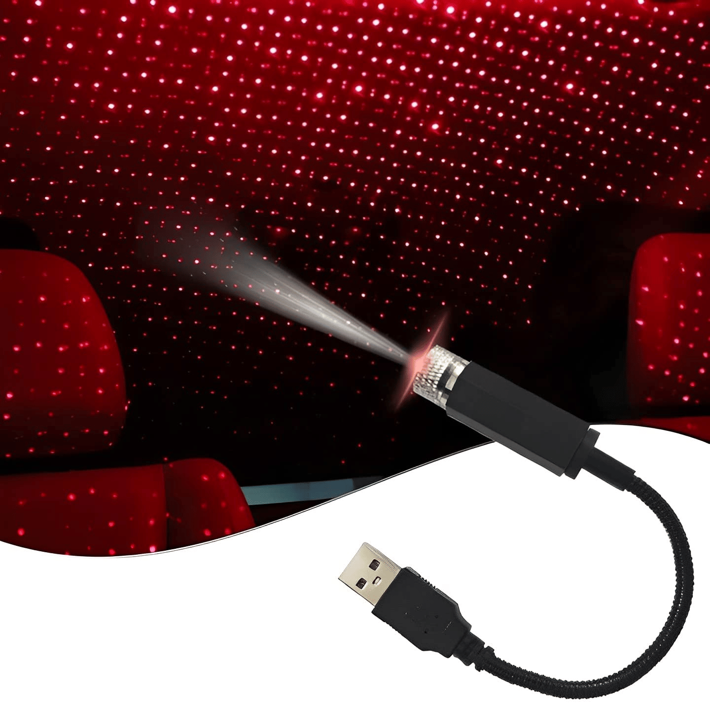 Aksmit ( Pack Of-1 ) Star Projector Night Light, Car Roof Lights, Portable Adjustable Romantic Interior Car Lights, Portable USB Night Light Decorations for Car, Ceiling, Bedroom Aksmit ( Pack Of-1 ) Star Projector Night Light, Car Roof Lights, Portable Adjustable Romantic Interior Car Lights, Portable USB Night Light Decorations for Car, Ceiling, Bedroom