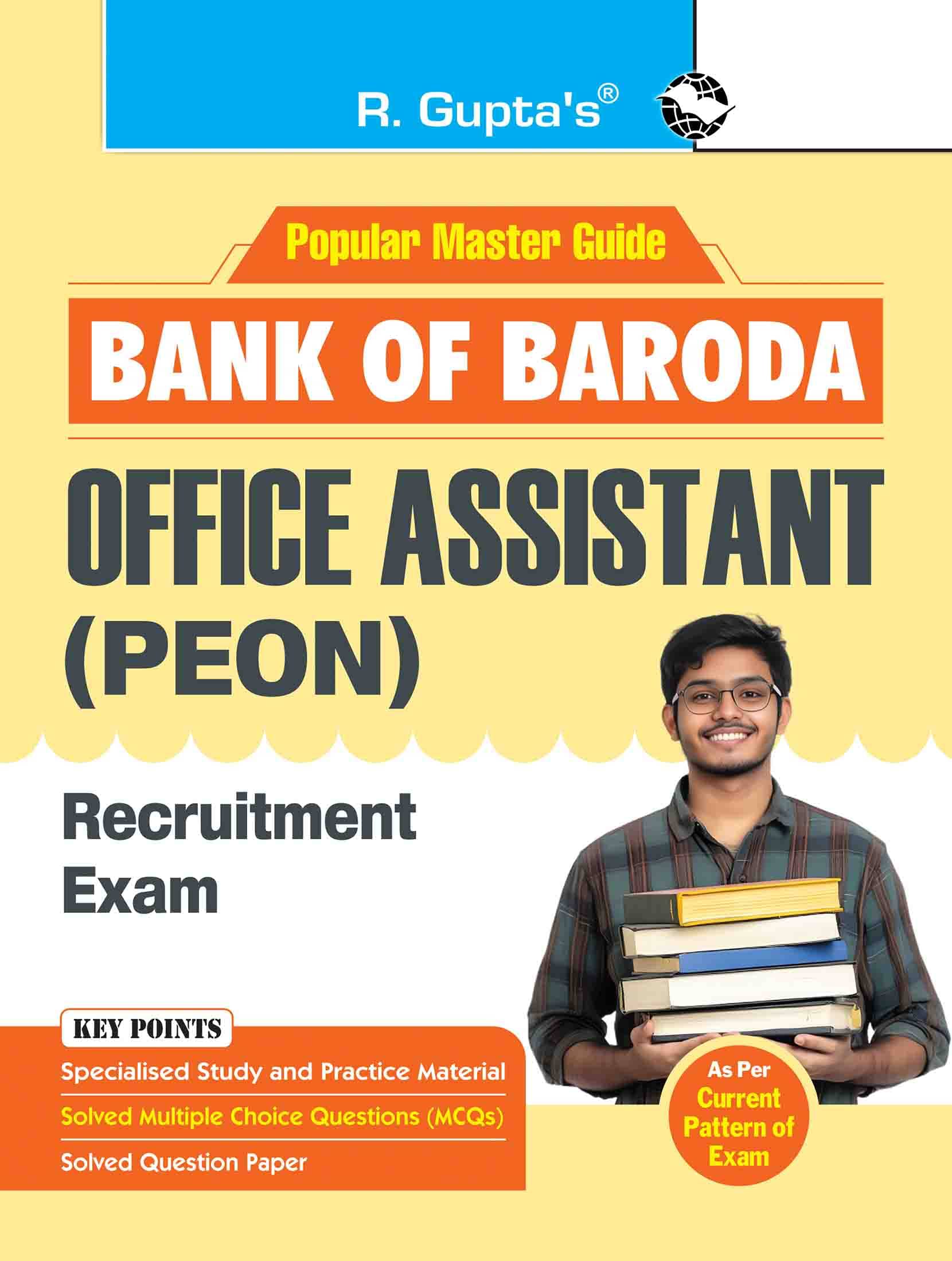     			Bank of Baroda: Office Assistant (Peon) Recruitment Exam Guide