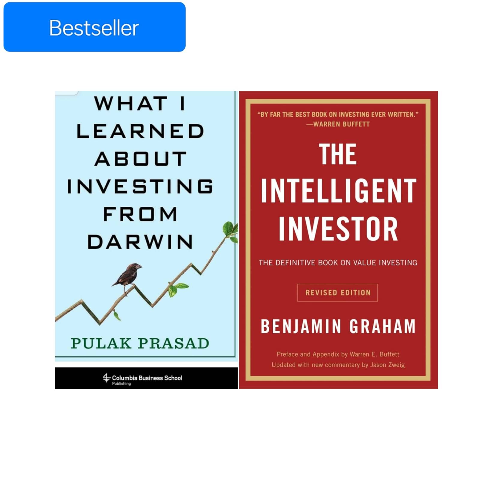 Bestselling Books What I Learned About Investing From Darwin & The Intelligent Investor By Pulak Prasad & Benjamin Bestselling Books What I Learned About Investing From Darwin & The Intelligent Investor By Pulak Prasad & Benjamin