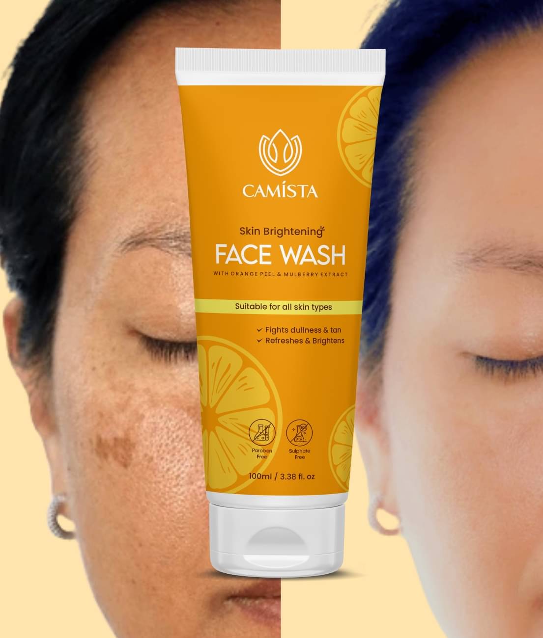    			CAMISTA - Uneven Skin Tone Reducing Face Wash For All Skin Type ( Pack of 1 )