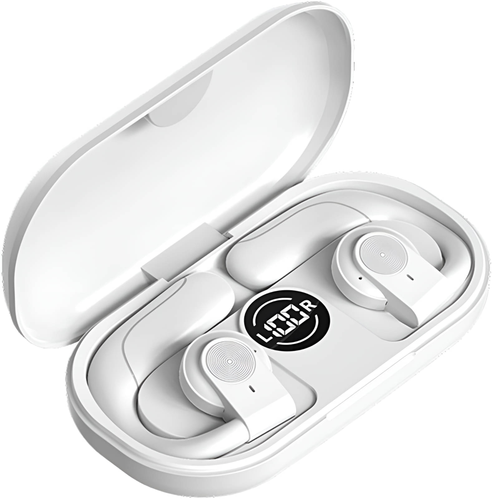     			COREGENIX GT03 OWS Bluetooth True Wireless (TWS) On Ear 48 Hours Playback Low Latency,Powerfull bass IPX5(Splash & Sweat Proof) White