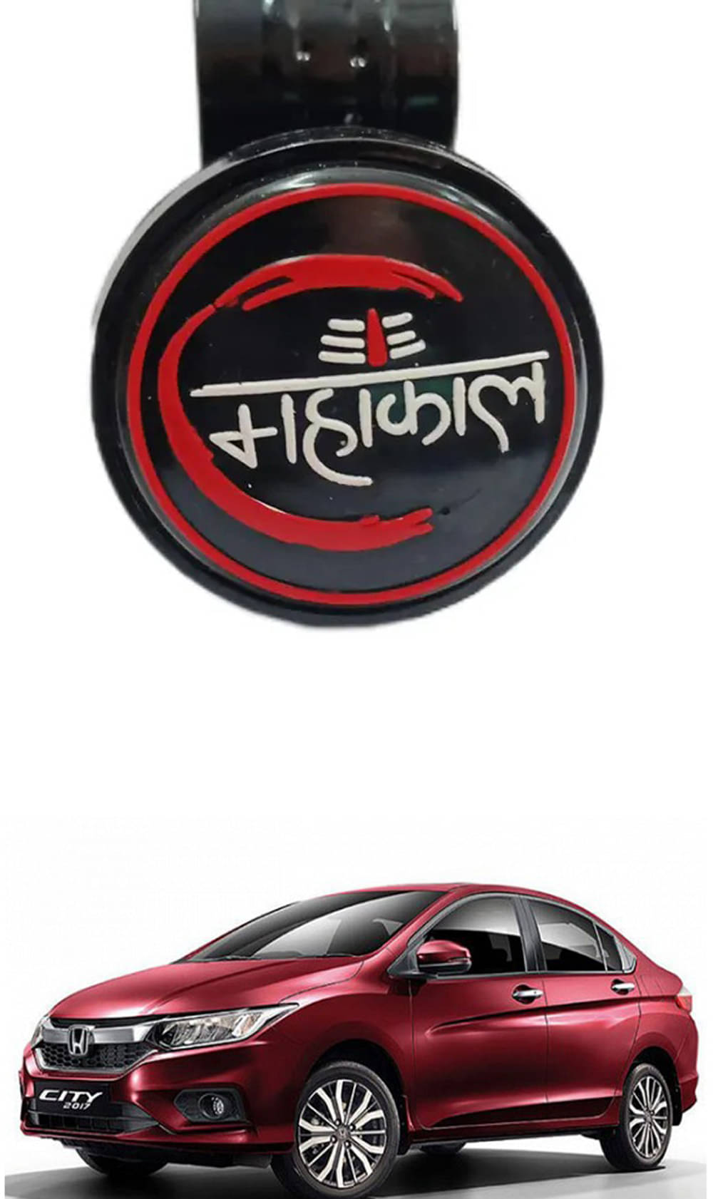     			Car New Steering Knob (Mahakal) For Honda City i-Vtec