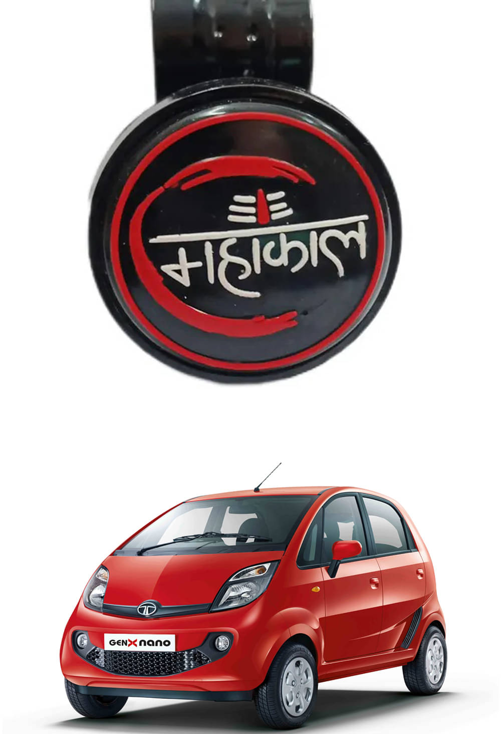 Car New Steering Knob (Mahakal) For Tata Nano Car New Steering Knob (Mahakal) For Tata Nano