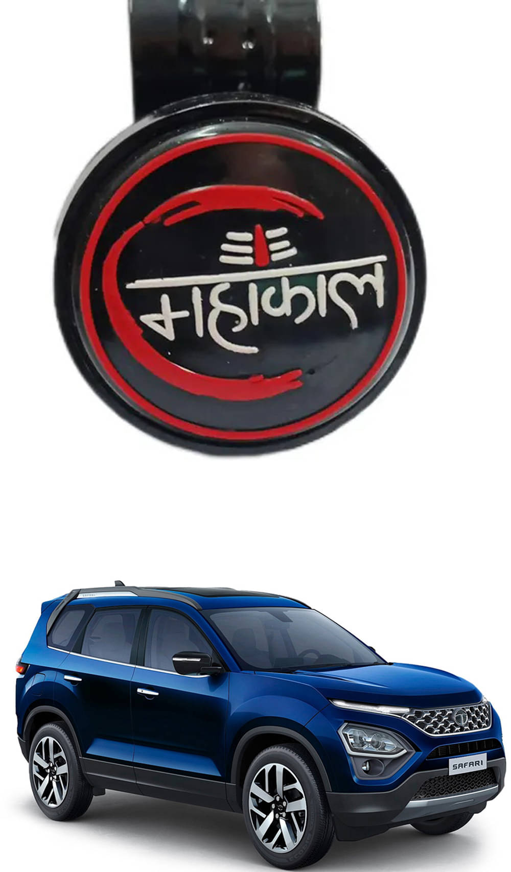 Car New Steering Knob (Mahakal) For Tata Safari Car New Steering Knob (Mahakal) For Tata Safari