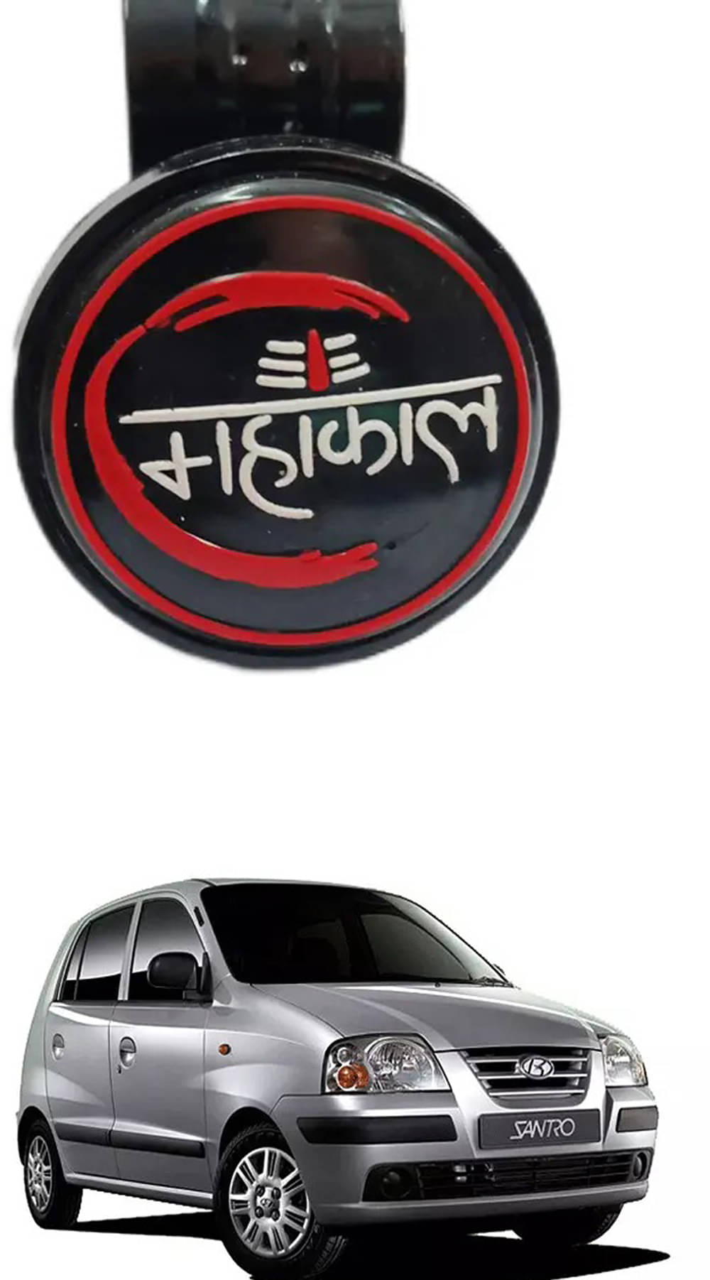 Car New Steering Knob (Mahakal) For Hyundai Santro Xing Car New Steering Knob (Mahakal) For Hyundai Santro Xing