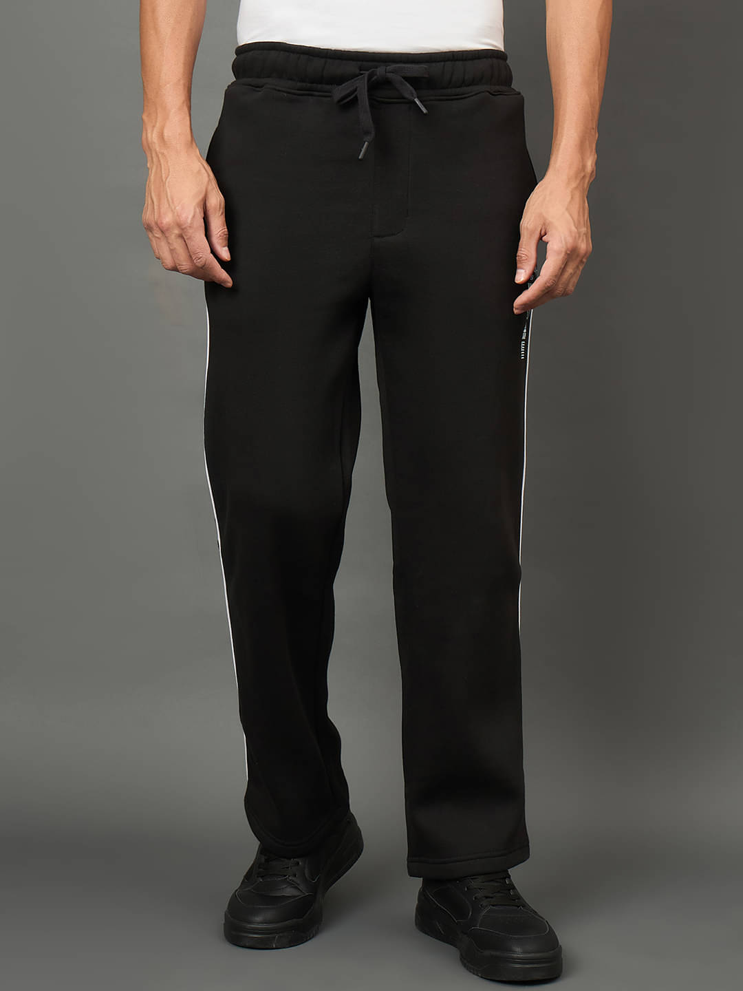     			Club York Black Fleece Men's Trackpants ( Pack of 1 )