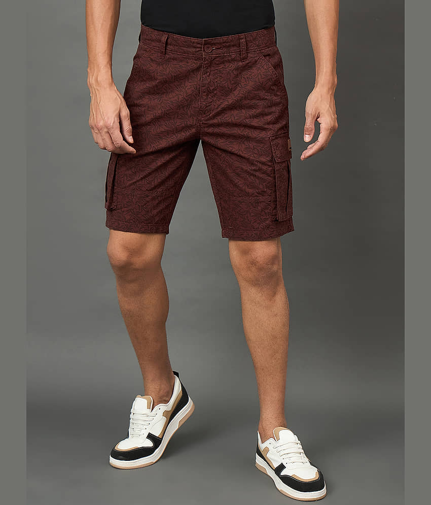 Club York Rust Cotton Blend Men's Cargos ( Pack of 1 ) - Shorts | Buy online on ZillyBuy