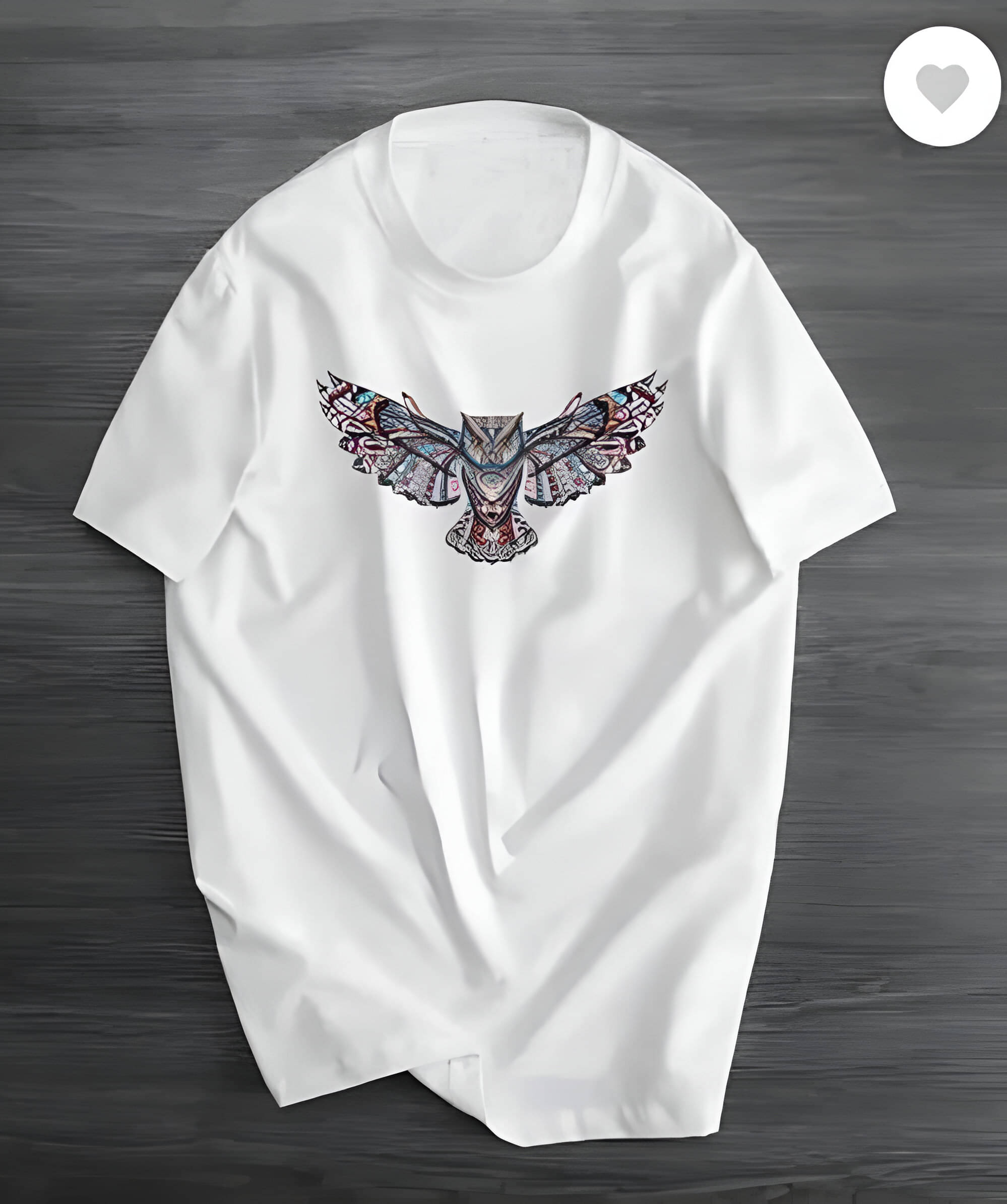 GARBFEB Men Cotton Regular Fit Printed T-Shirt ( White ) GARBFEB Men Cotton Regular Fit Printed T-Shirt ( White )