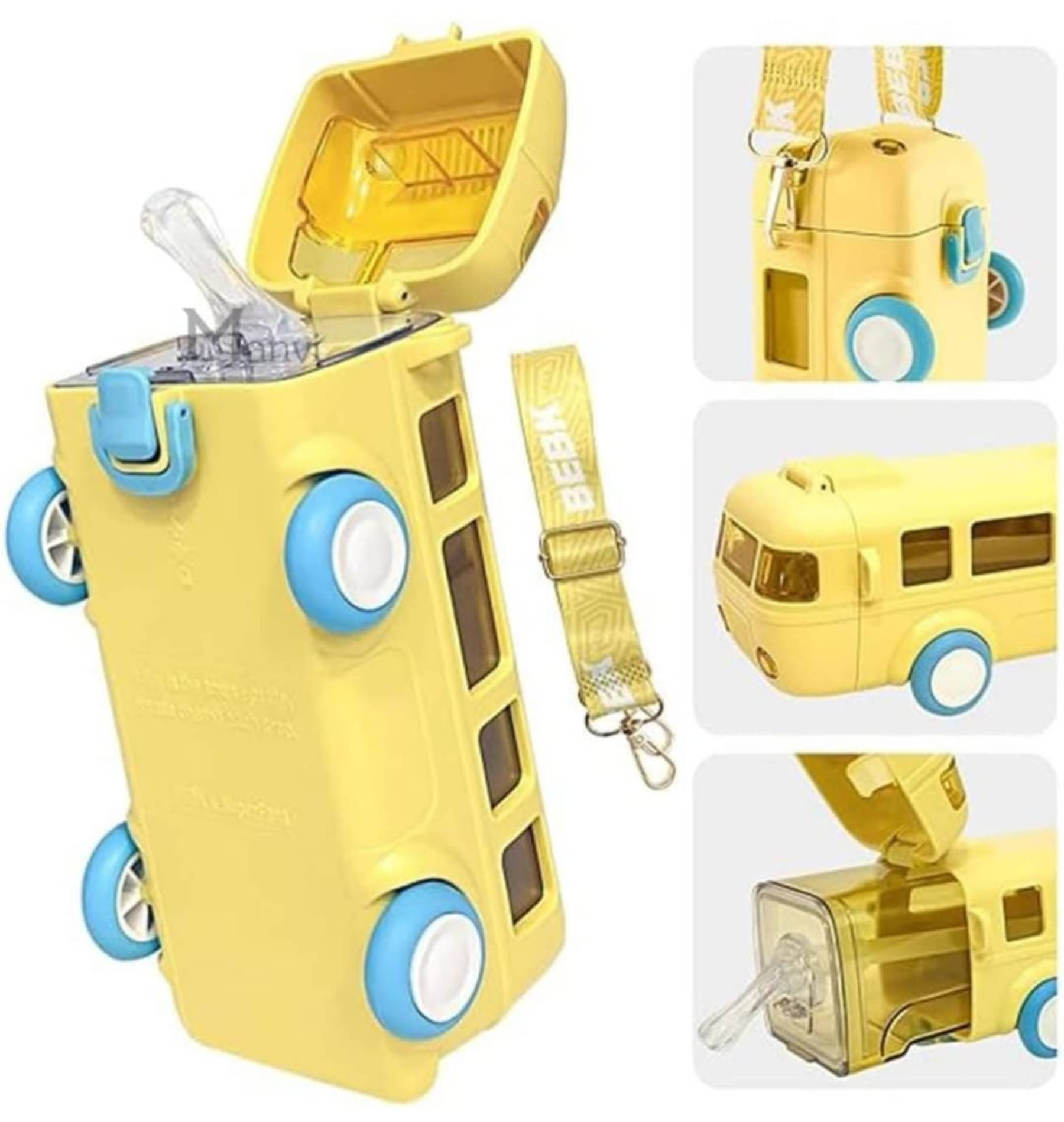     			GMPex Bus Water Bottle for Kids 500ml (Mix Color)