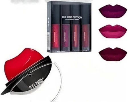     			Generic Multi Matte Long Lasting Liquid Lipstick ( Pack of 2 )