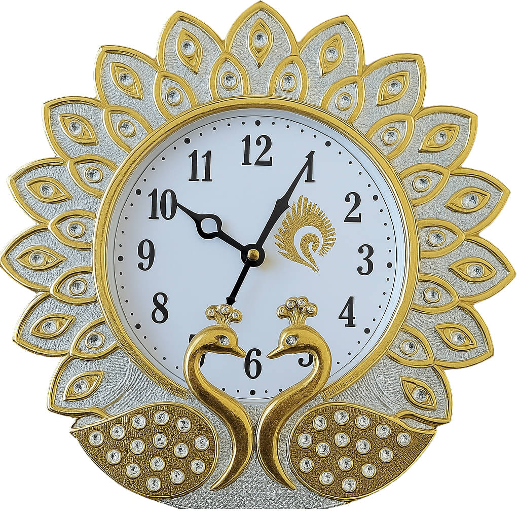     			GrabBasket Assymetric Analog Wall Clock