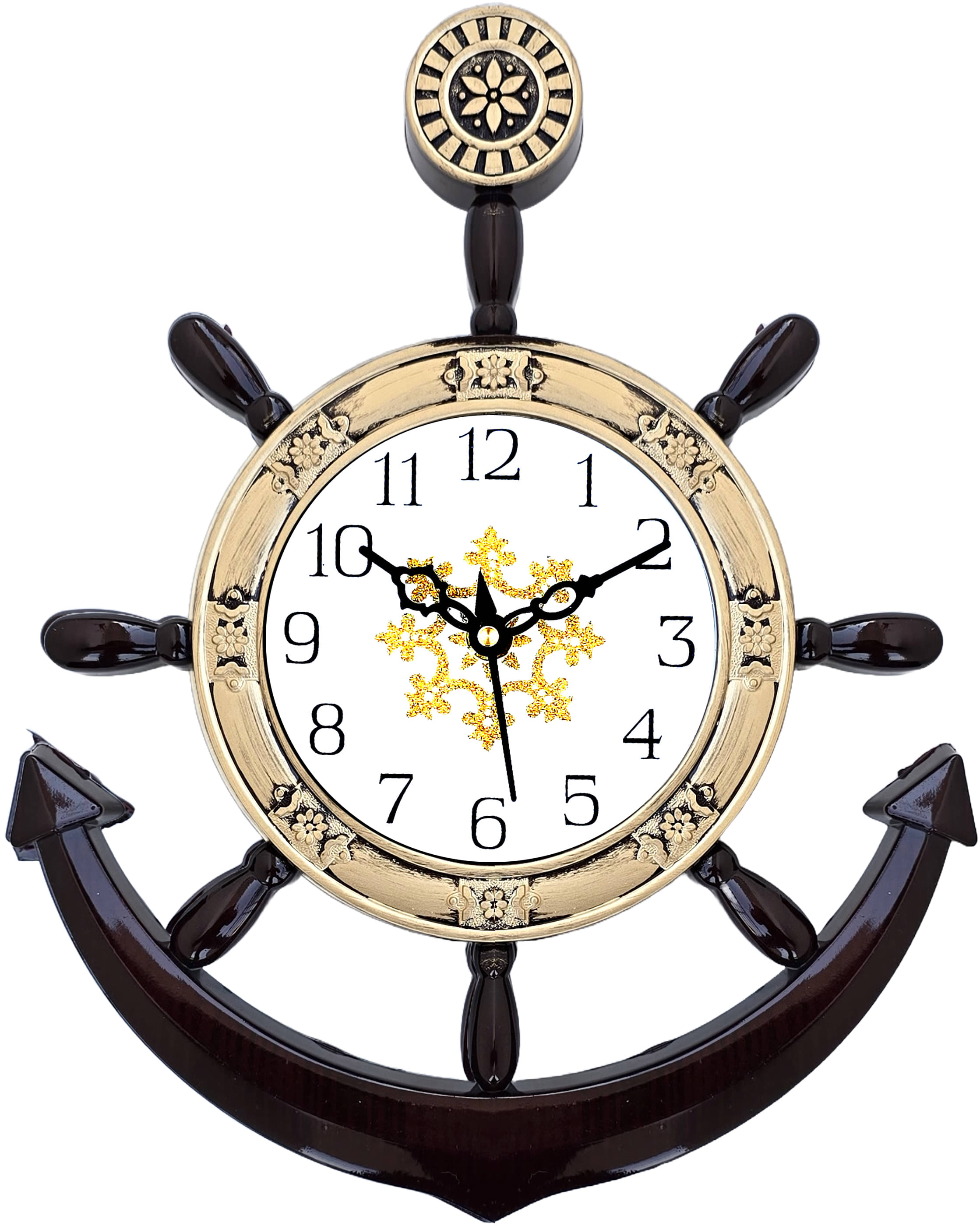     			GrabBasket Assymetric Analog Wall Clock