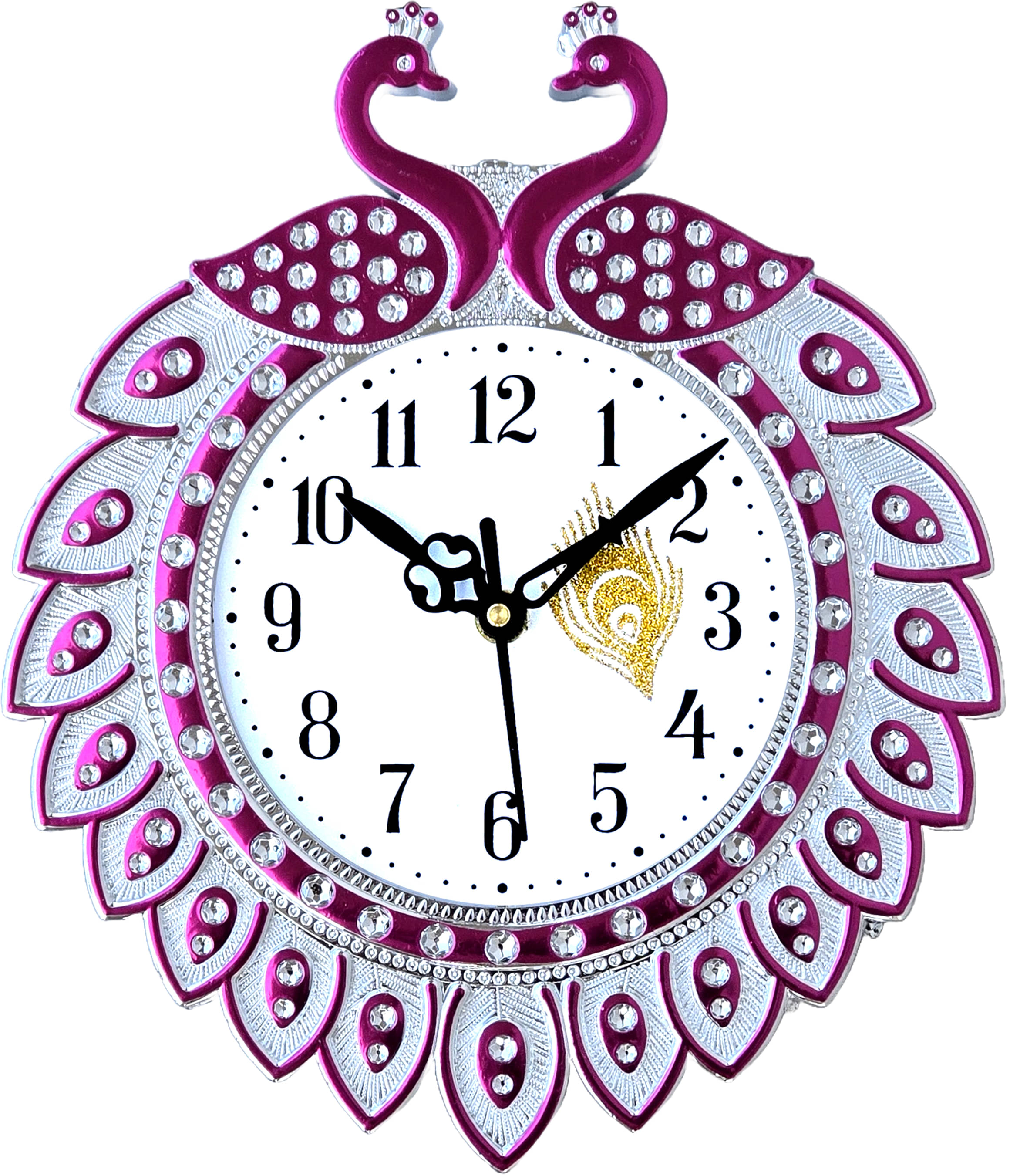     			GrabBasket Assymetric Analog Wall Clock
