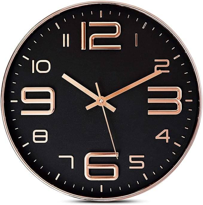     			GrabBasket Circular Analog Wall Clock
