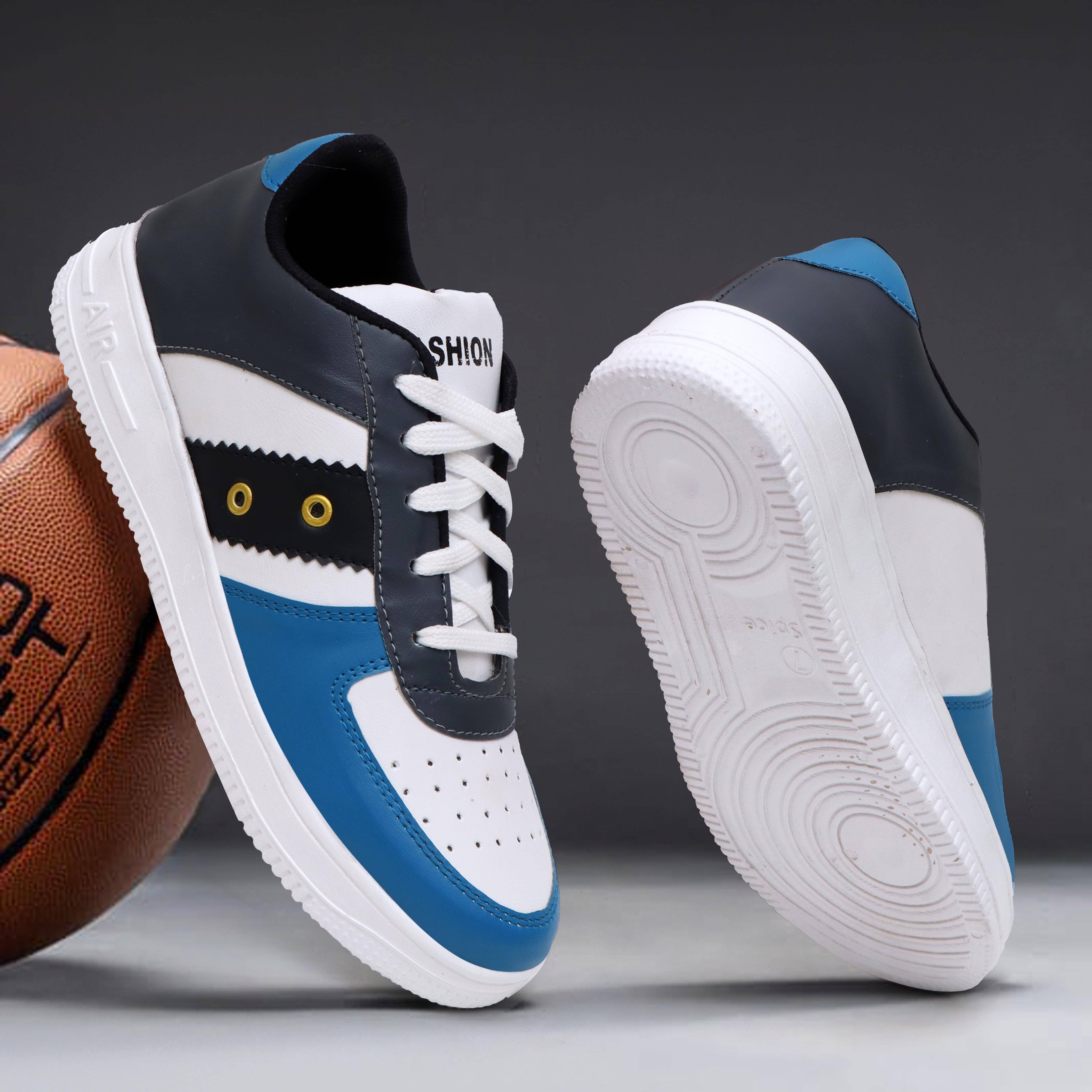     			Groofer Blue Men's Sneakers