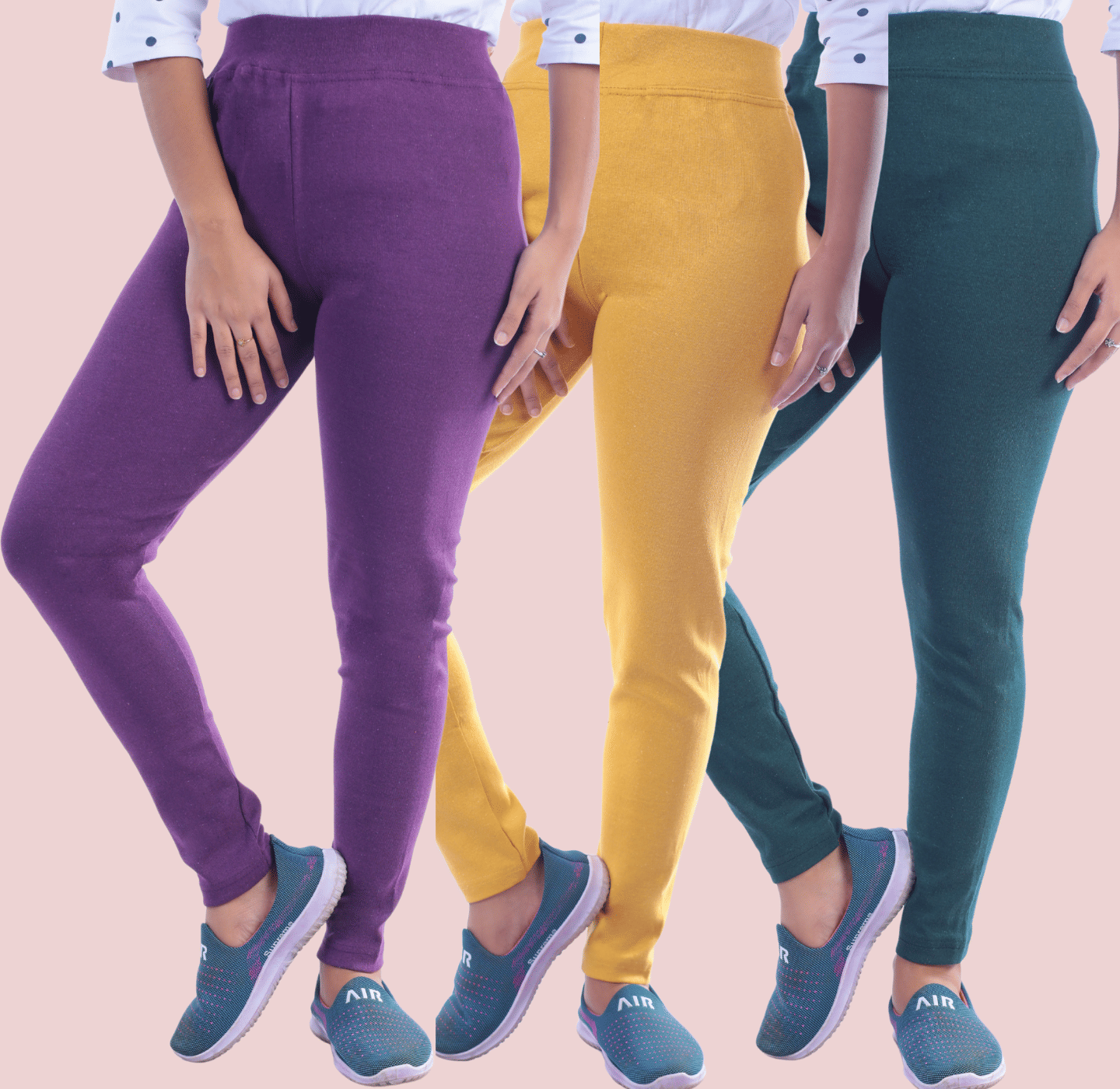     			KARARO JEGGINGS Women Cotton Blend Skinny Fit Jegging