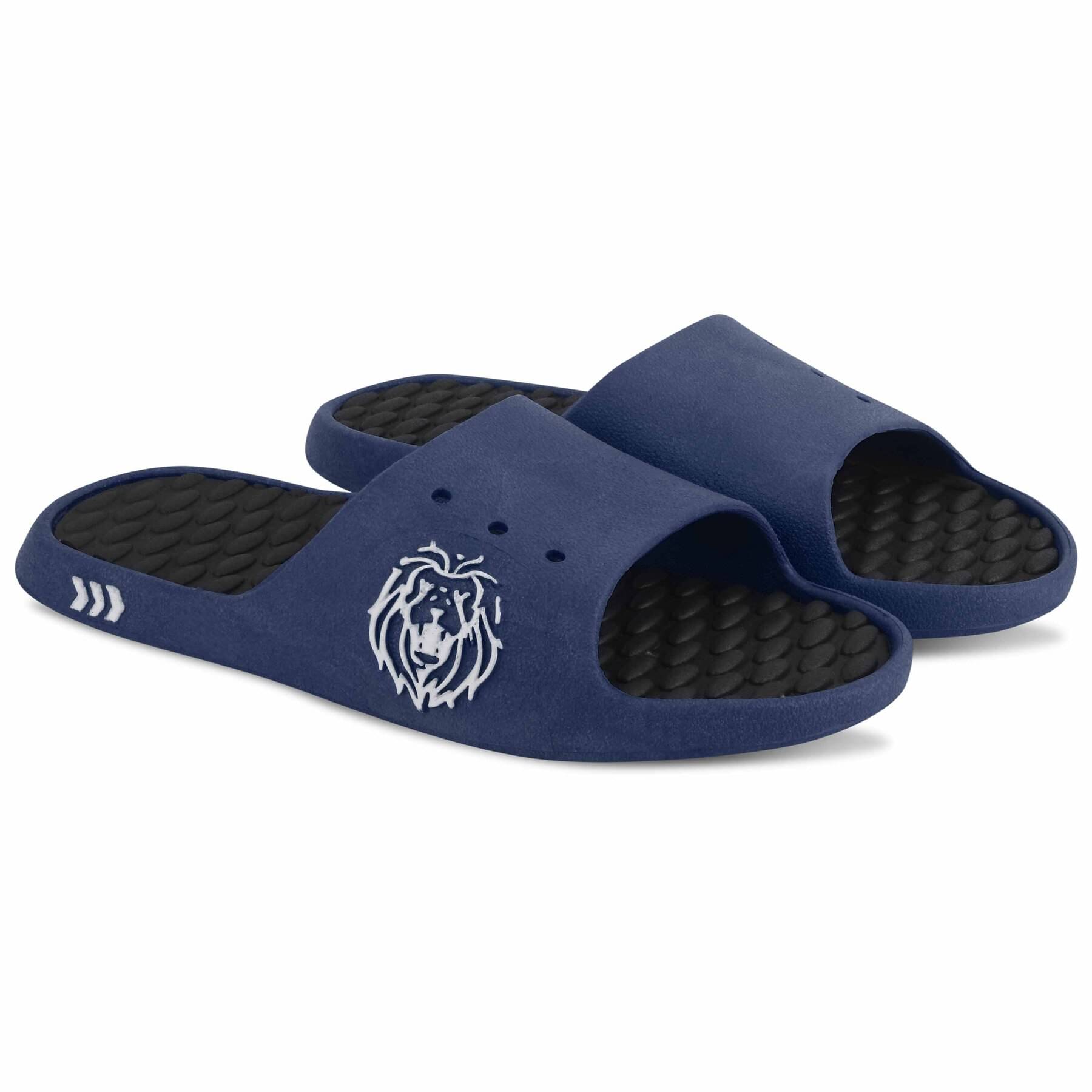     			KMH Blue Men's Slide Flip Flop