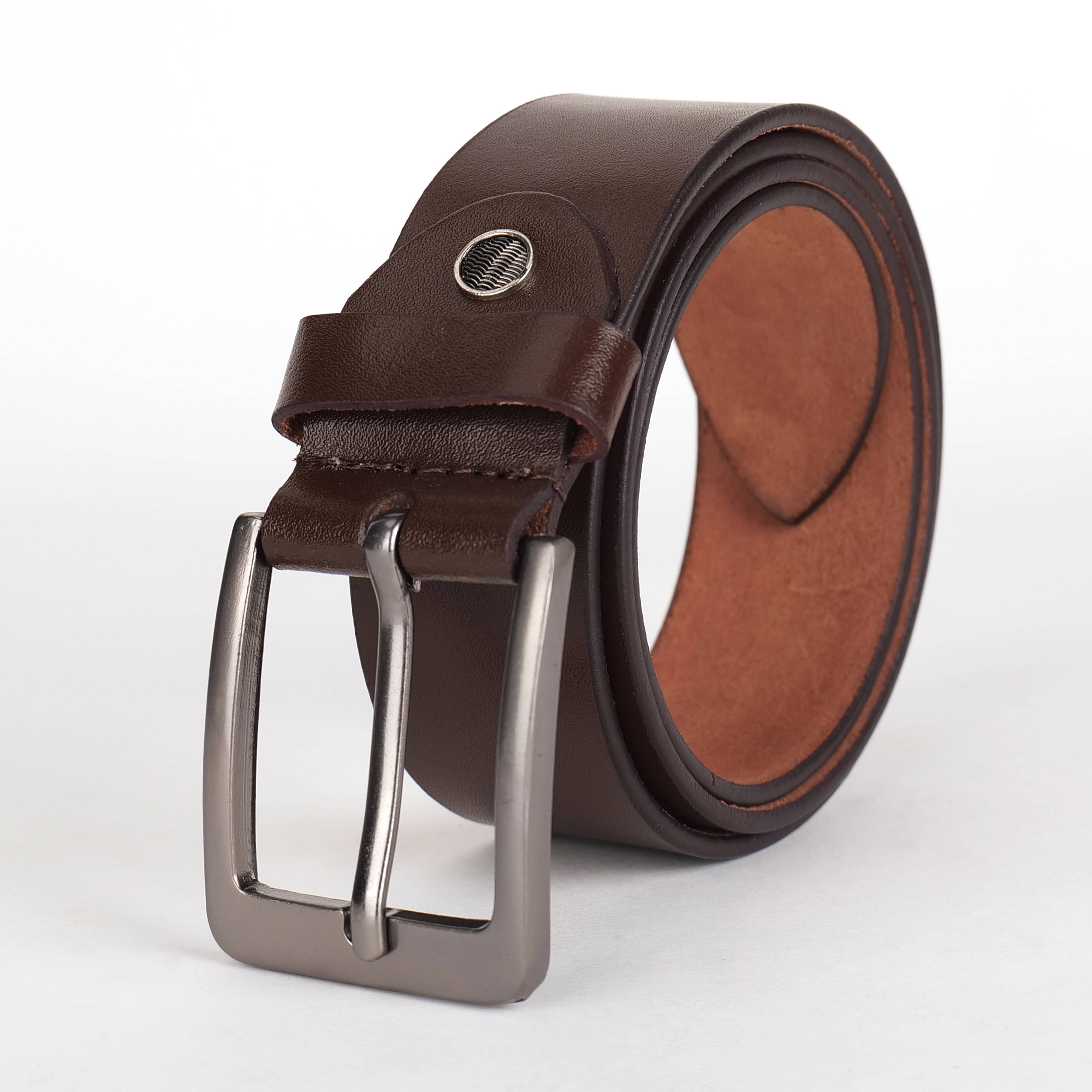     			Kara - Brown Leather Men's Formal Belt ( Pack of 1 )