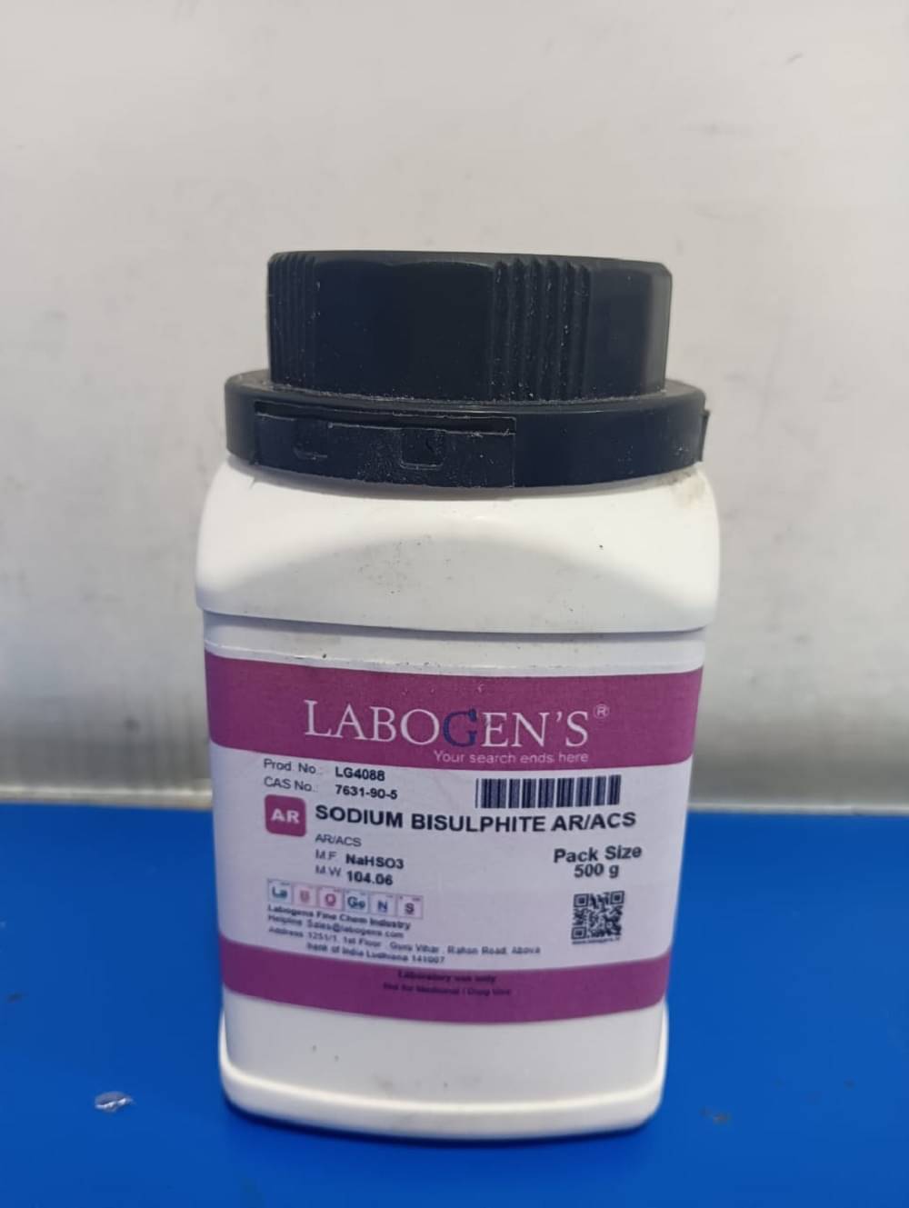     			LABOGENS SODIUM BISULPHITE AR 500GM