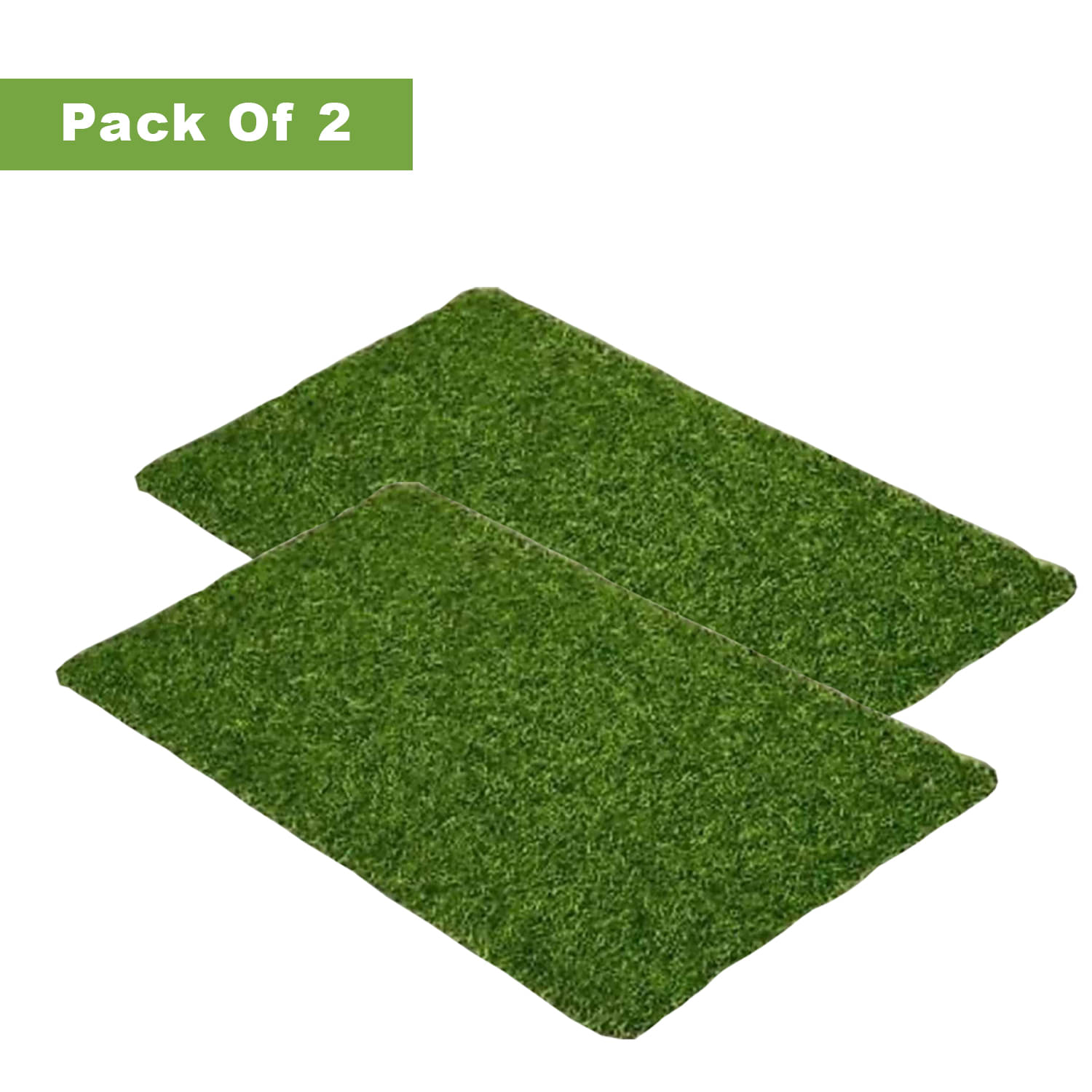 Luxurivo Home Set of 2 Regular Polypropylene Door Mat ( 36 X 55 cm ) Green Luxurivo Home Set of 2 Regular Polypropylene Door Mat ( 36 X 55 cm ) Green