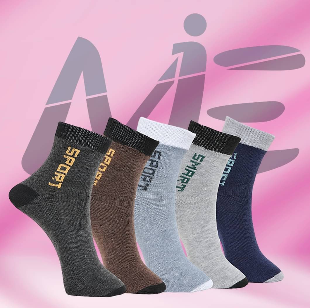 MJE Pack of 5 Men's Cotton Blend Ankle Length Socks ( Multicolor ) MJE Pack of 5 Men's Cotton Blend Ankle Length Socks ( Multicolor )
