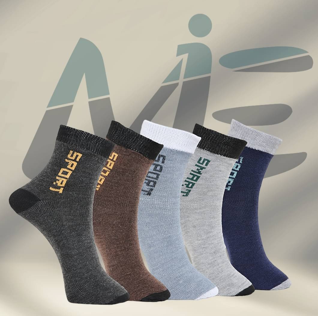MJE Pack of 5 Men's Cotton Blend Ankle Length Socks ( Multicolor )     			MJE Pack of 5 Men's Cotton Blend Ankle Length Socks ( Multicolor )