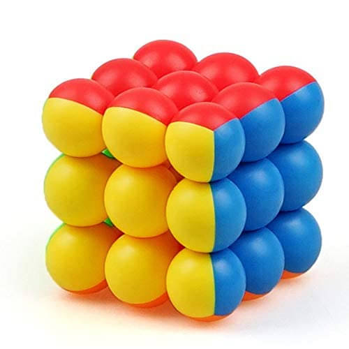     			Magic Cube Smoothly Stickerless High Speed Magic Cube for Kids,Speedy Stress Buster Brainstorming Puzzle Game Mind Games,Puzzle Cube for 14 Years and Up,Multi (Bubble Cube 3x3)