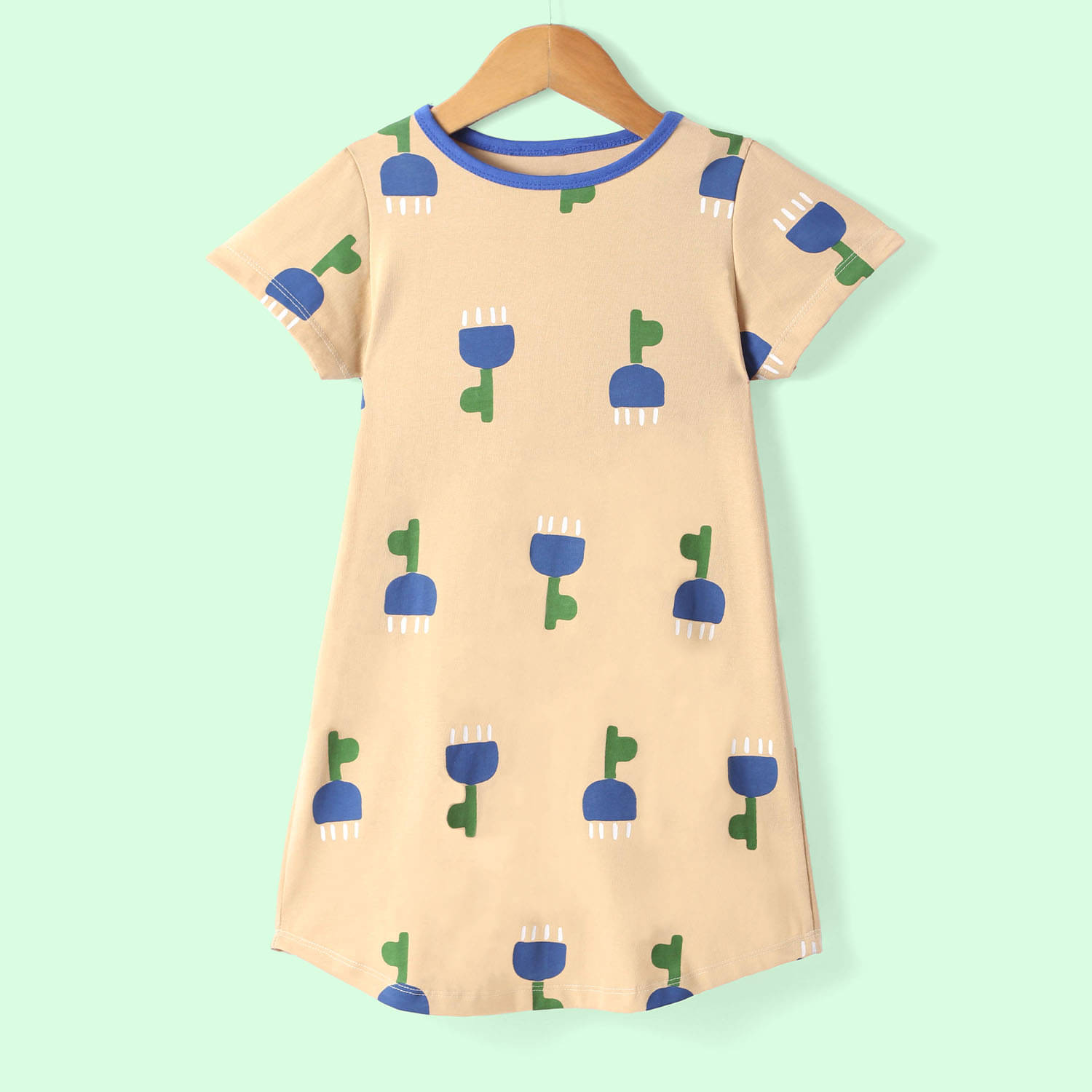     			Nite Flite Pack of 4 Girls Cotton Nightdress