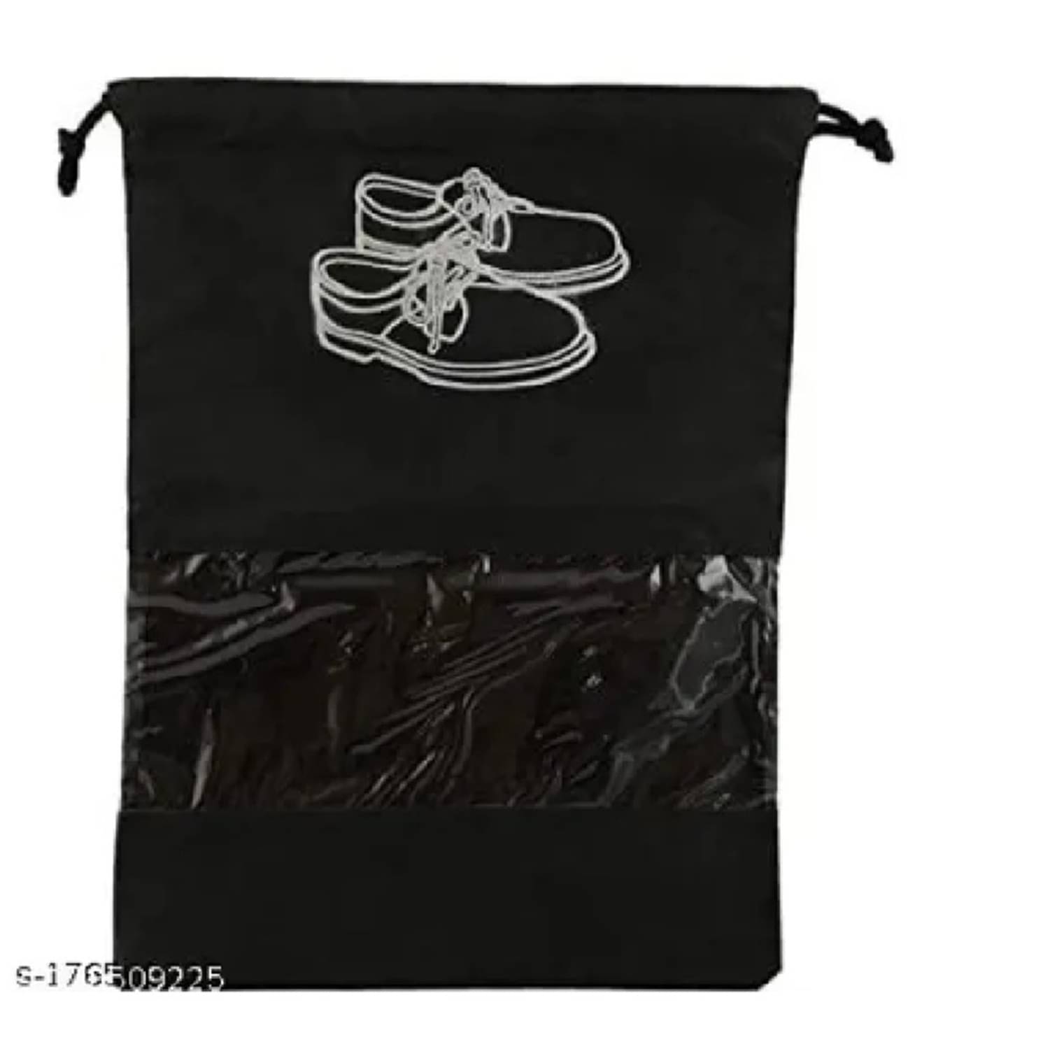 Qin Pin Black Portable Two Shoes Organizer Qin Pin Black Portable Two Shoes Organizer