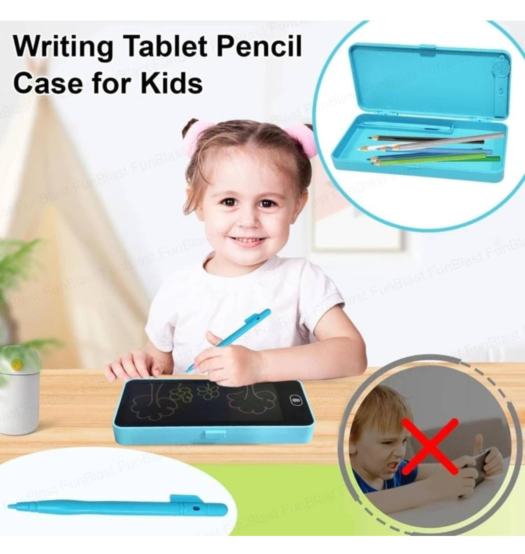     			QitmirMKT Digital Pencil Box For Kids (Mix color)