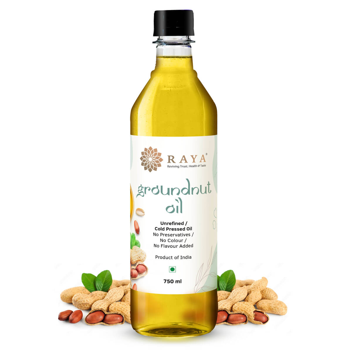 RAYA Cold Pressed Groundnut Oil 750 ml RAYA Cold Pressed Groundnut Oil 750 ml