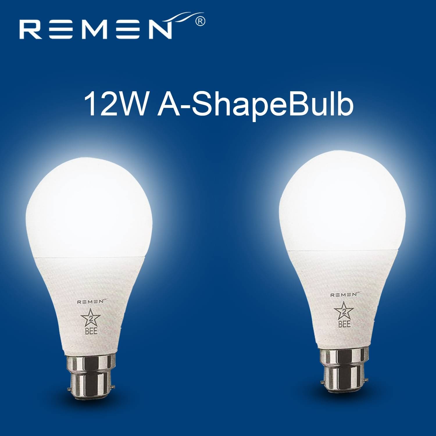 Remen 12W Cool Day Light LED Bulb ( Pack of 2 )     			Remen 12W Cool Day Light LED Bulb ( Pack of 2 )