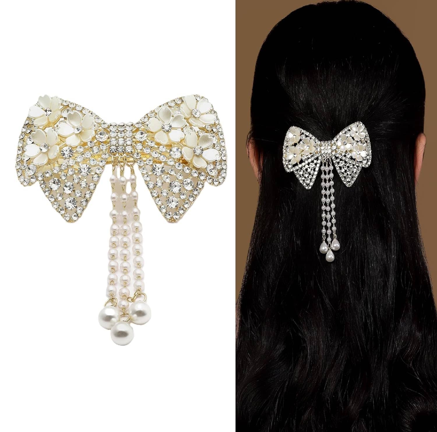 Rhosyn Gold Women's Hair Clip ( Pack of 1 ) - Jewellery Sets | Buy online on ZillyBuy