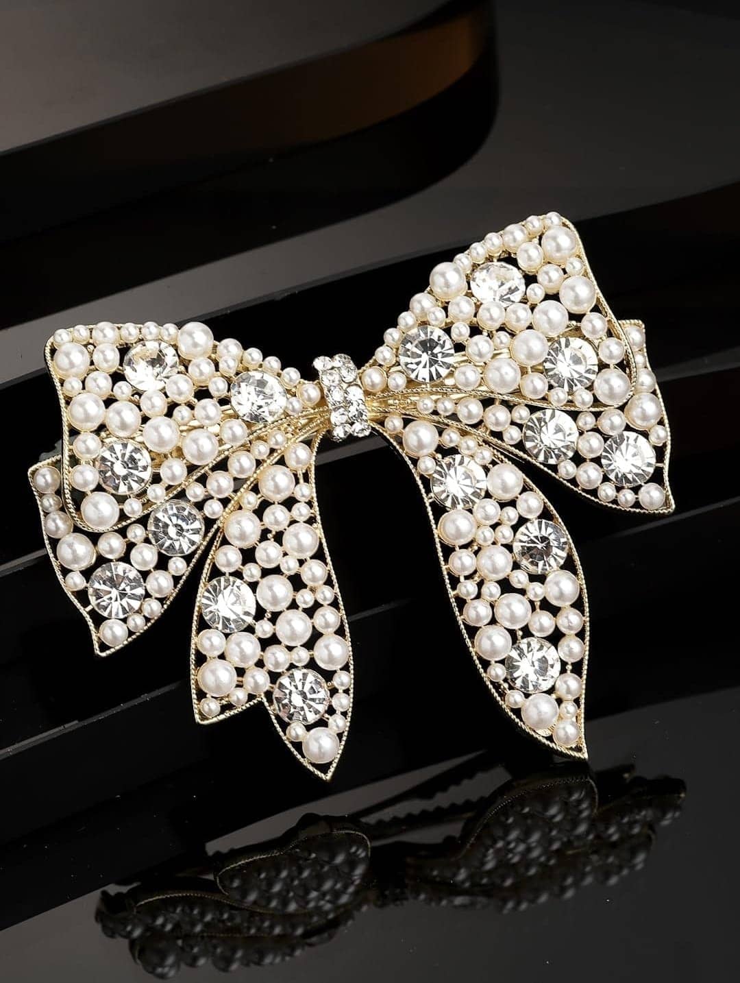 Rhosyn Gold Women's Hair Clip ( Pack of 1 ) - Jewellery Sets | Buy online on ZillyBuy