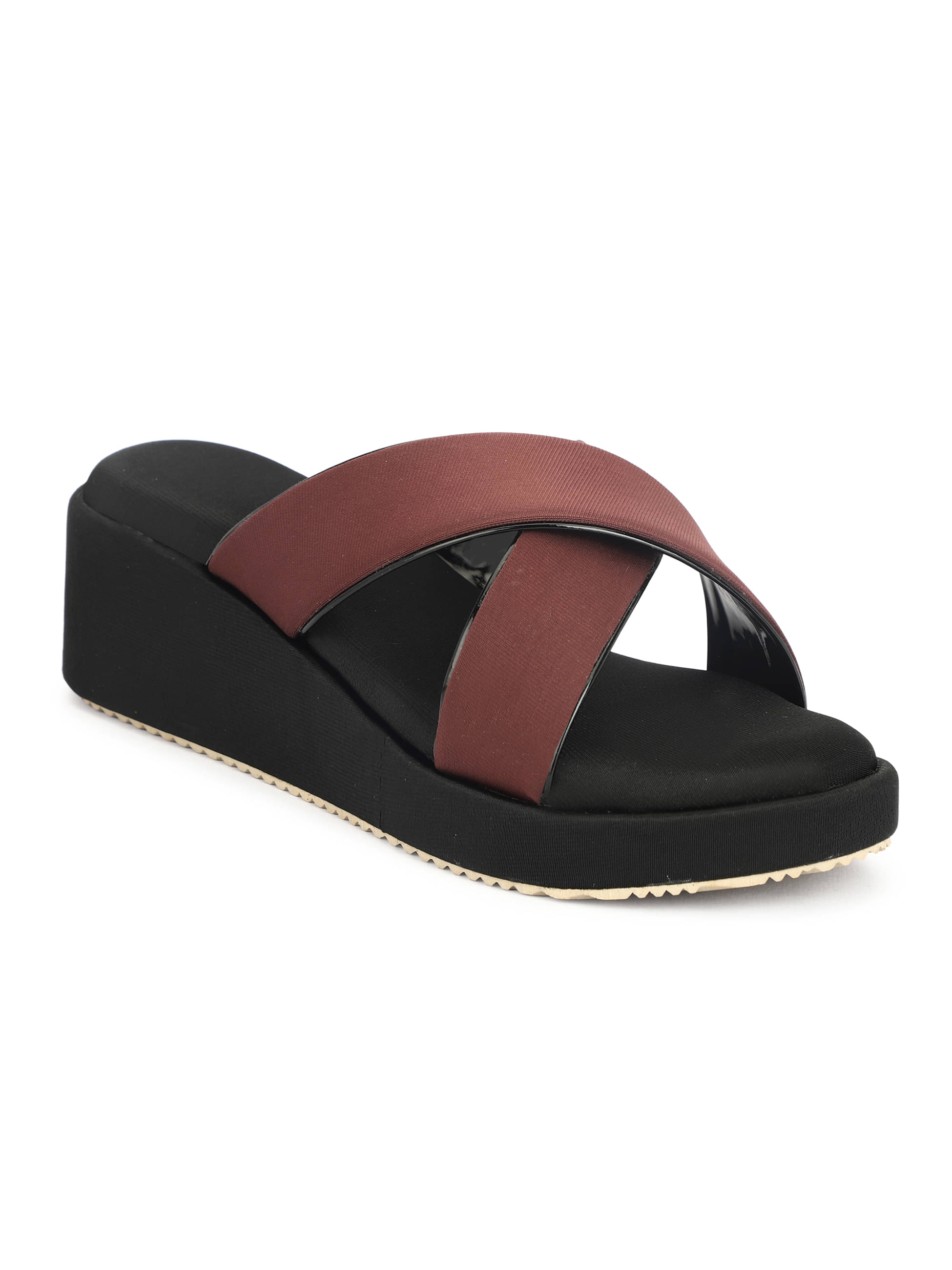     			Rimezs Brown Women's Slip On Heels